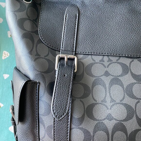 Coach Monogram Drawstring Backpack - Picture 5 of 13